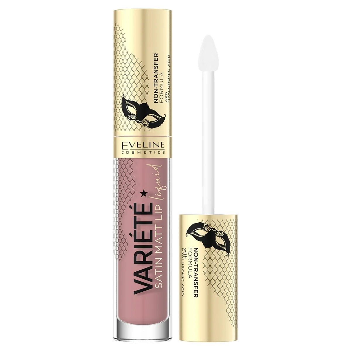 Eveline Cosmetics Variété Satin Matt Lip Liquid pomadka w płynie nr 02, 4,5 ml