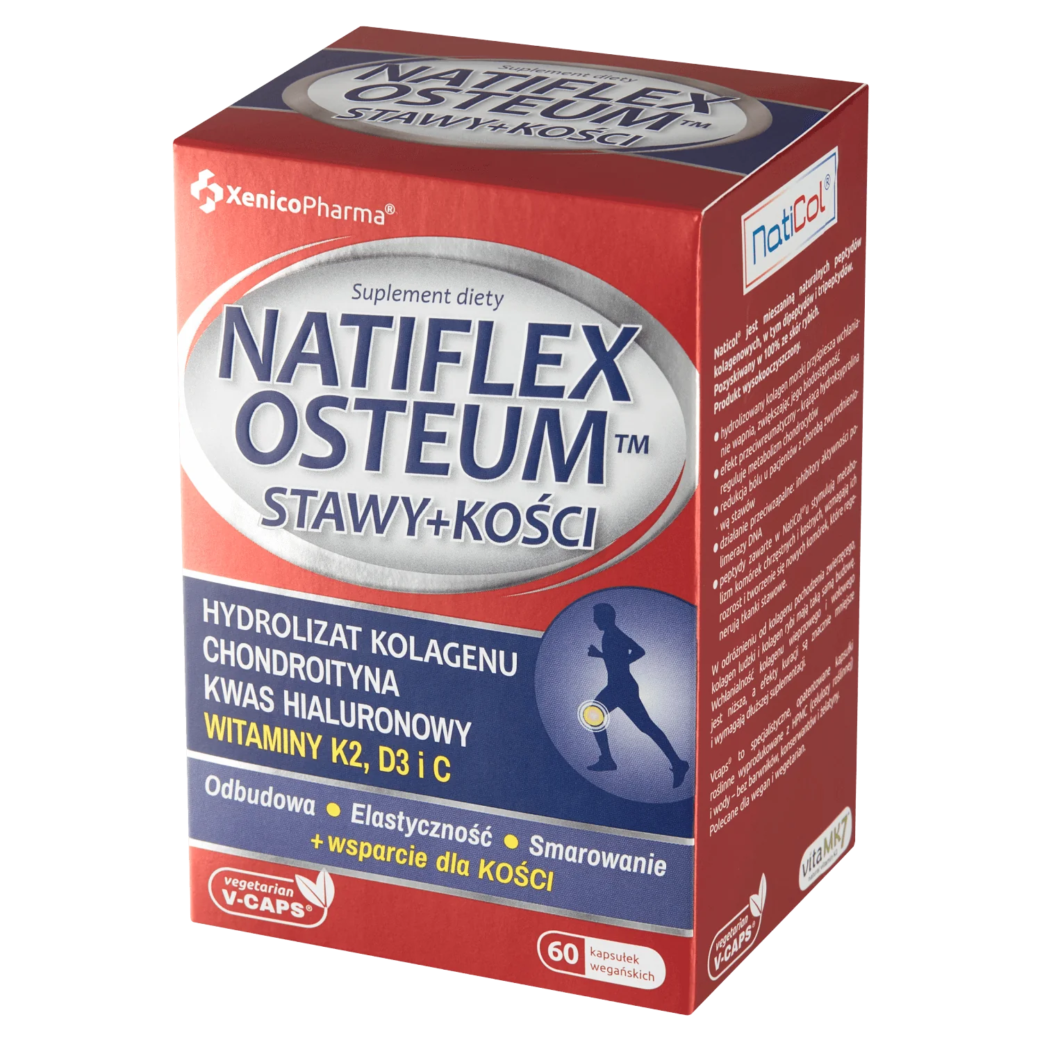 Natiflex Osteum suplement diety, 60 kapsułek