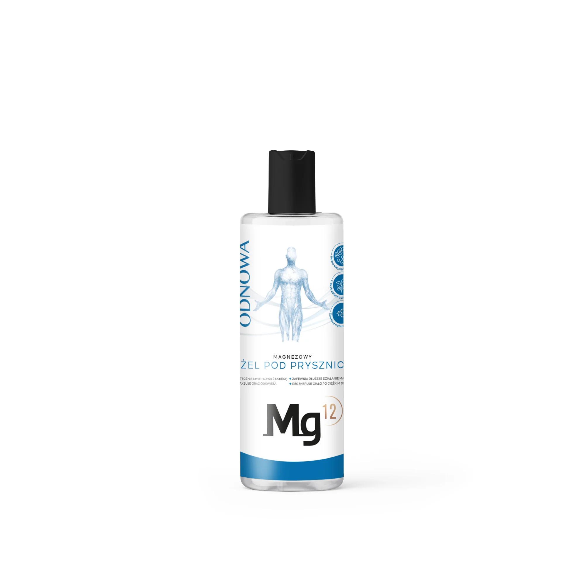 Mg12 Odnowa magnezowy żel pod prysznic z biszofitem, 200 ml 