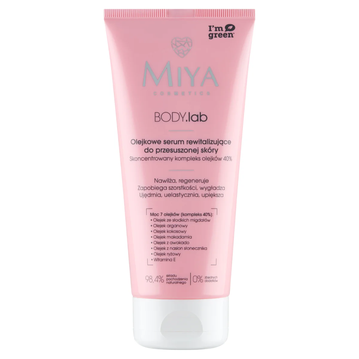 Miya BODY.lab olejkowe serum rewitalizujące do przesuszonej skóry, 200 ml