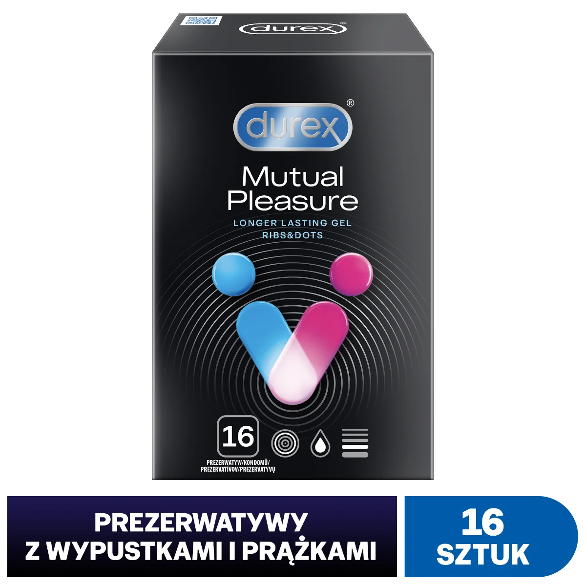 Prezerwatywy Durex Mutual Pleasure, 16 szt.