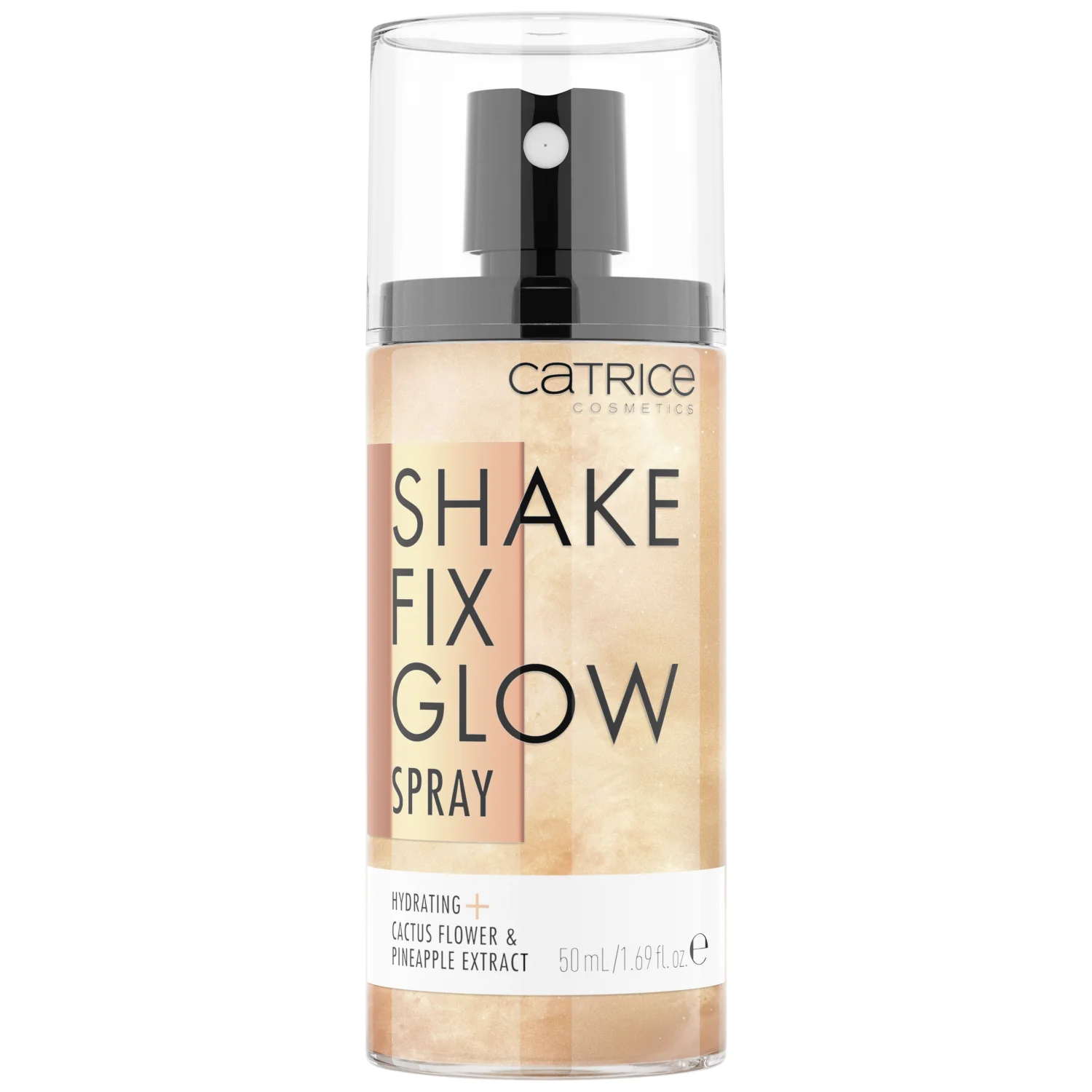 CATRICE Shake Fix Glow Spray mgiełka utrwalająca do makijażu, 50 ml