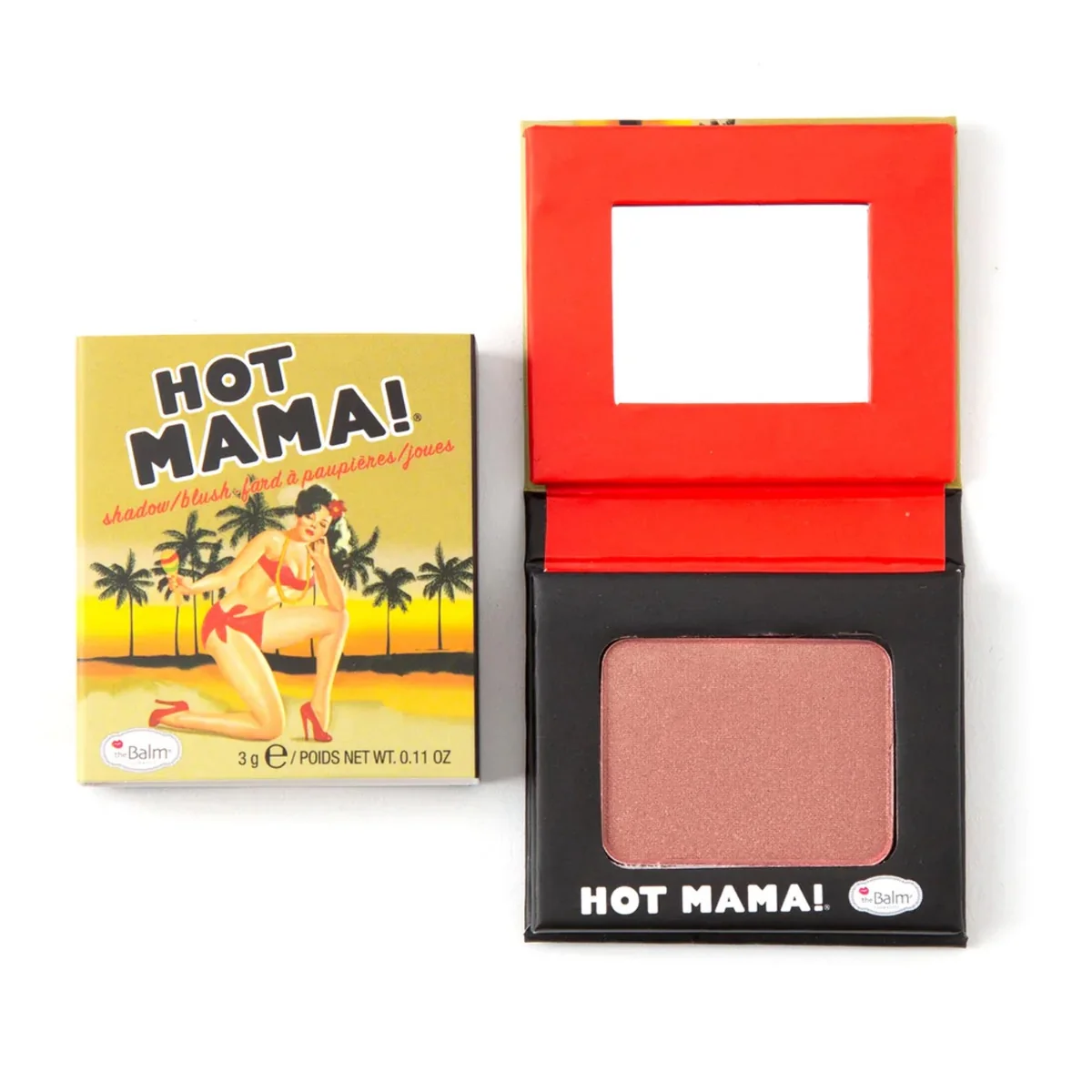 theBalm Hot Mama cień-róż, rozmiar podróżny, 3 g