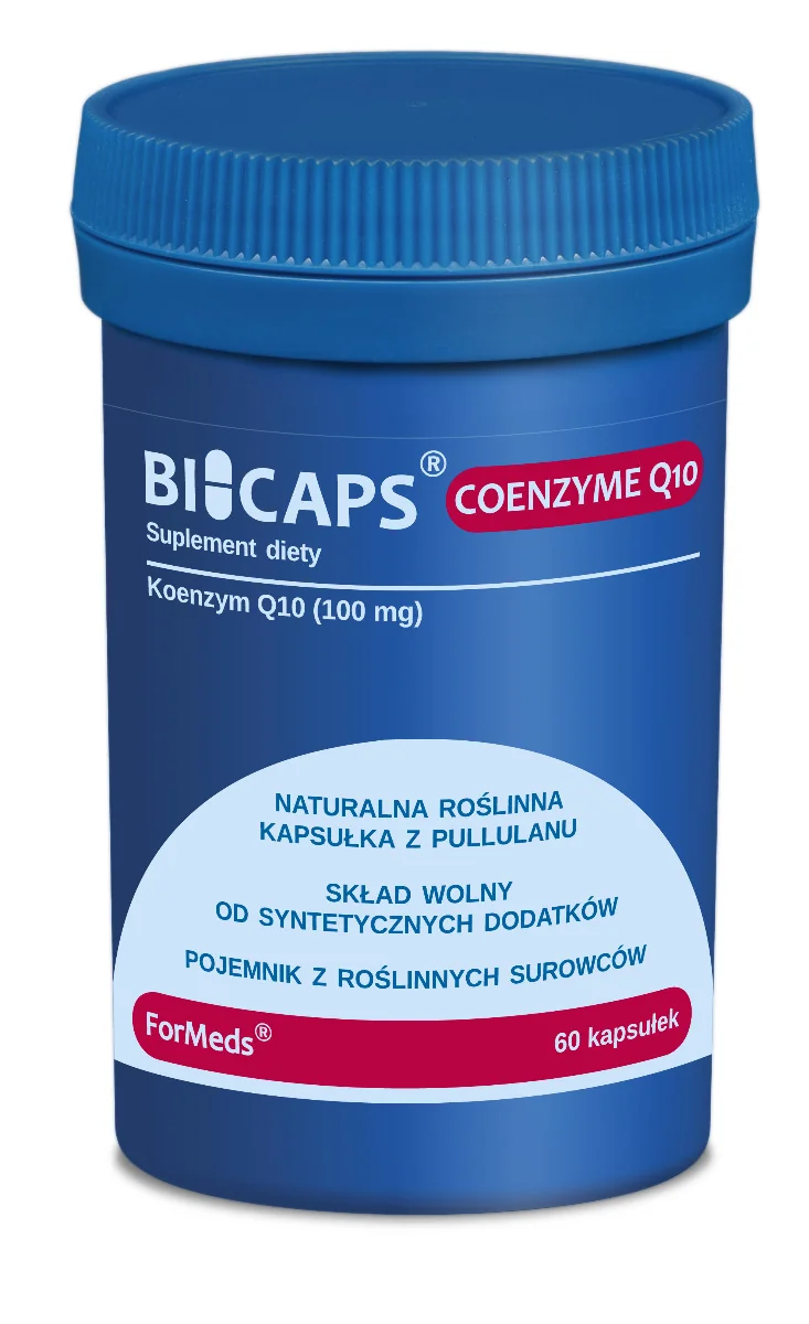 Biocaps Coenzyme Q10, suplement diety, 60 kapsułek