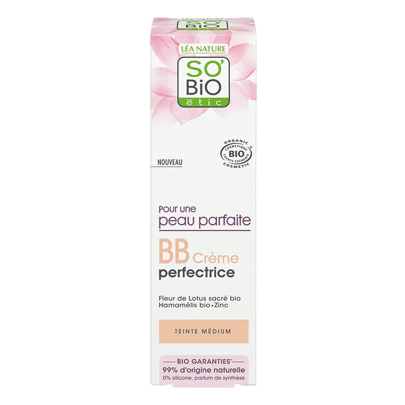 SO’BIO étic BB Perfect organiczny krem BB 5w1 medium 25, 30 ml