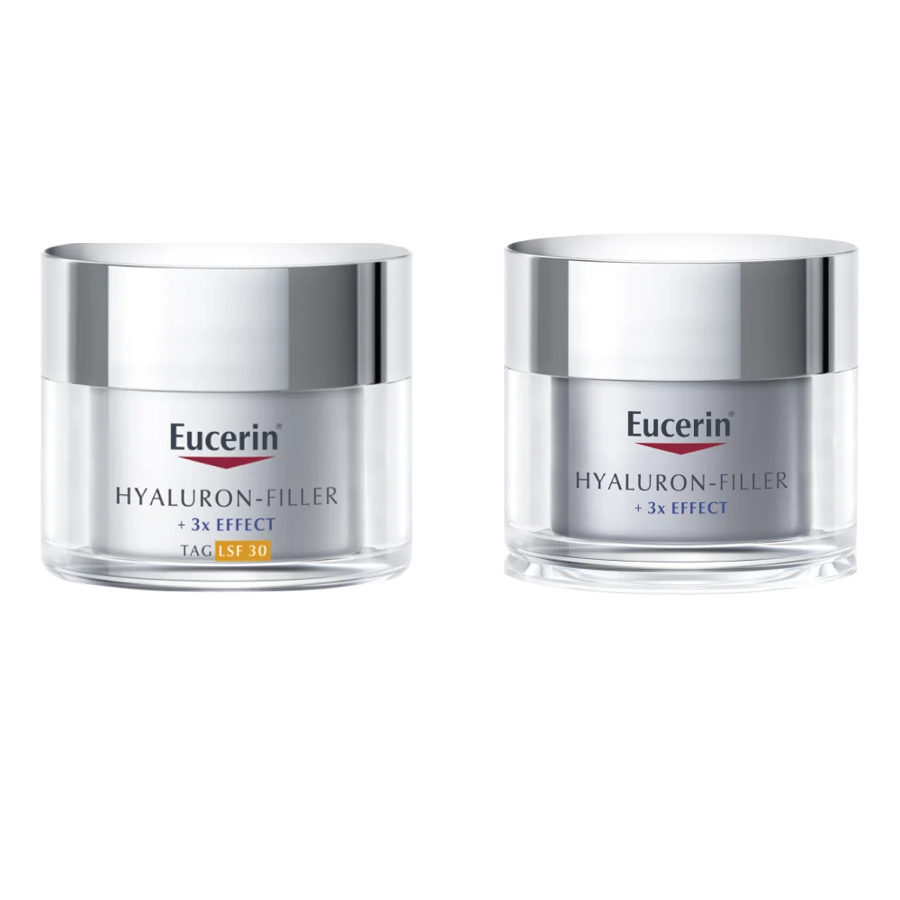 Eucerin Hyaluron-Filler krem na dzień SPF 30, 50 ml + krem na noc, 50 ml 