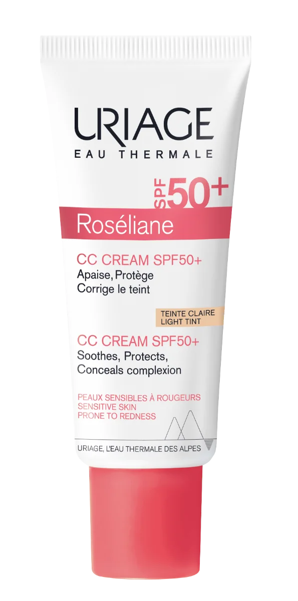 Uriage Roséliene krem CC do cery naczynkowej SPF 50+, 40 ml