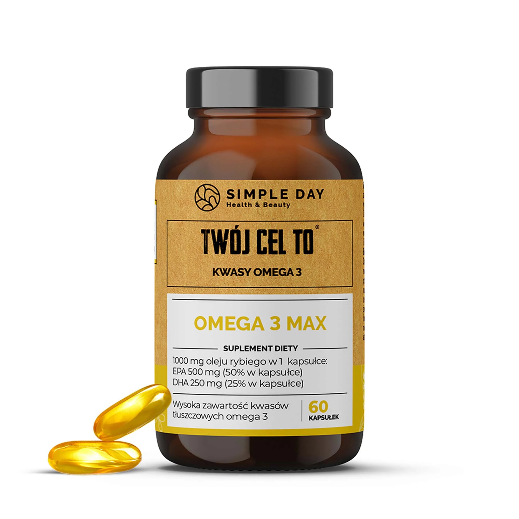 Twój cel to: Kwasy Omega 3, 60 kapsułek