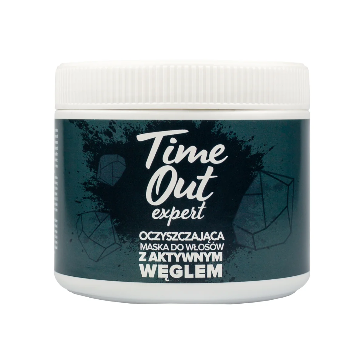 Time Out, maska do włosów oczyszczająca z aktywnym węglem, 500 g