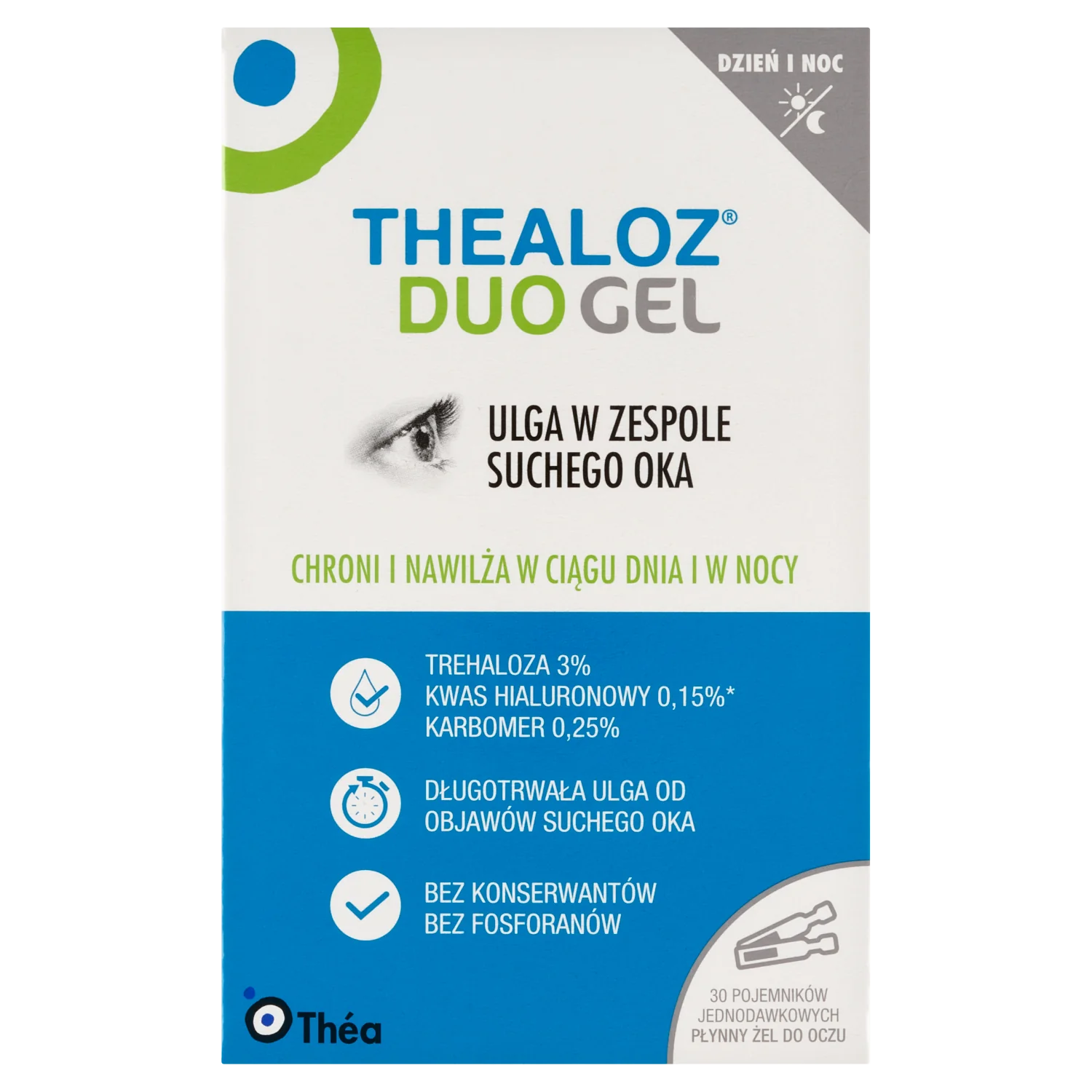 Thealoz Duo Gel, żel do oczu, 0,4 g x 30 minimsów