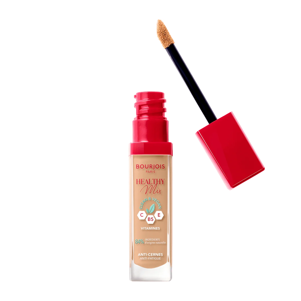 Bourjous Healthy Mix Concealer Korektor rozjaśniający 52 Medium, 10 ml