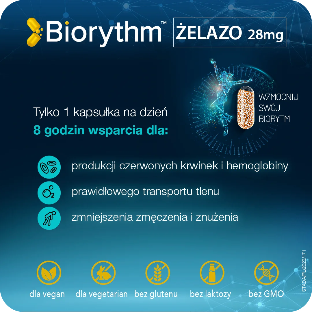 BIOrythm Żelazo 30 kapsułek