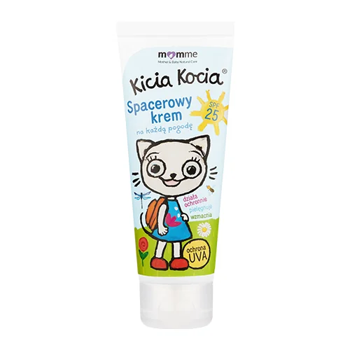 MomMe Mother & Baby Natural Care Kicia Kocia spacerowy krem na każdą pogodę SP F25, 50 ml