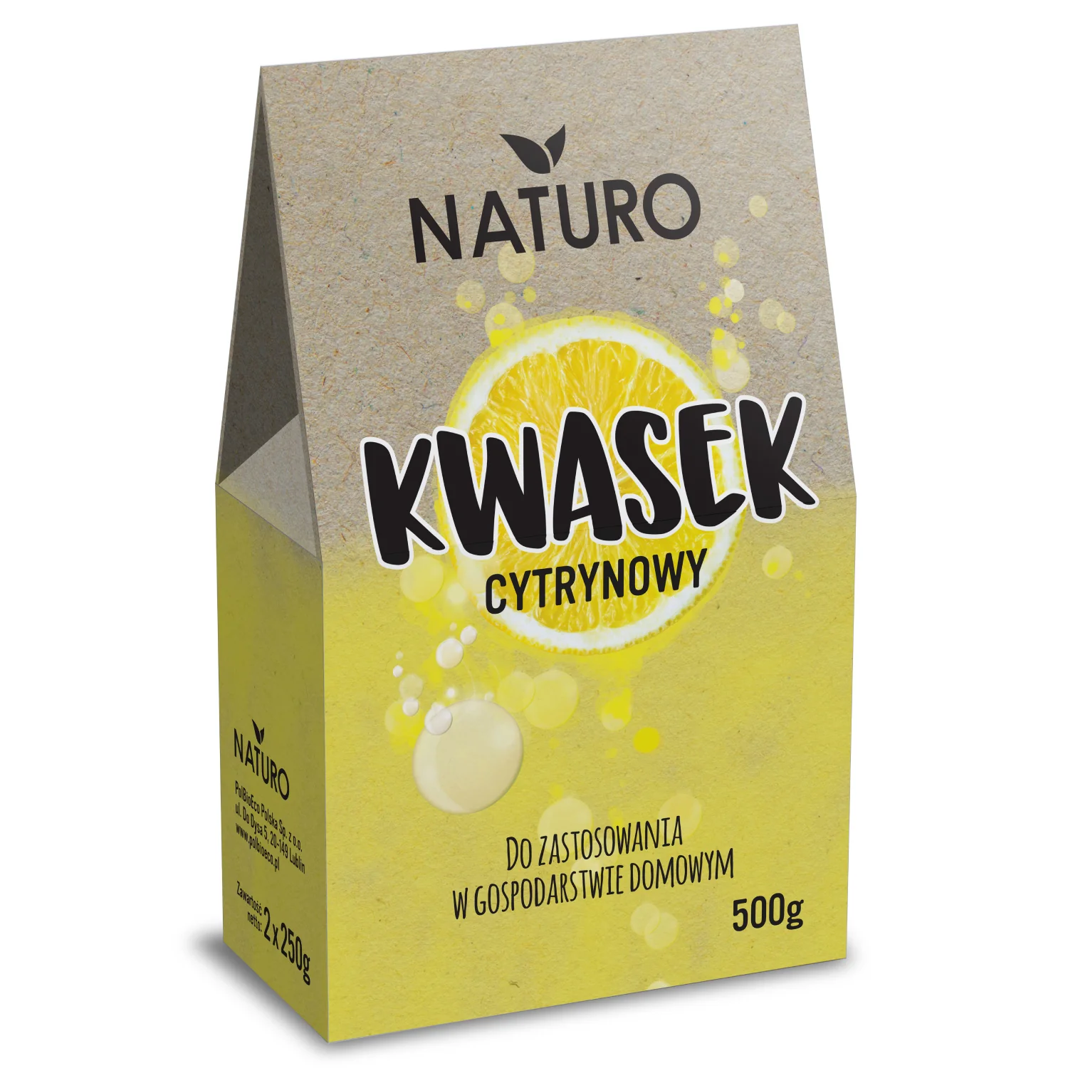 Naturo kwasek cytrynowy, 500 g