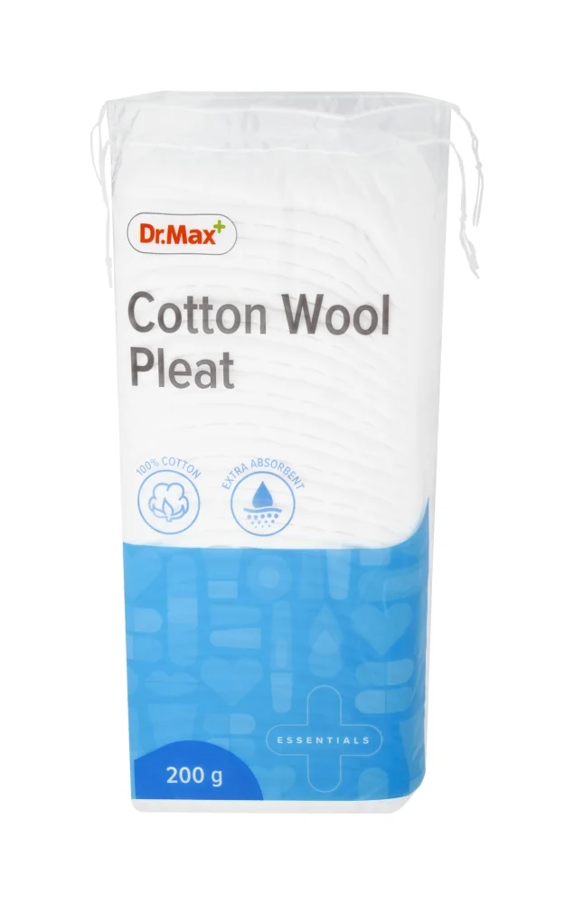 Cotton wool pleat Dr. Max, wata bawełniana, 200 g