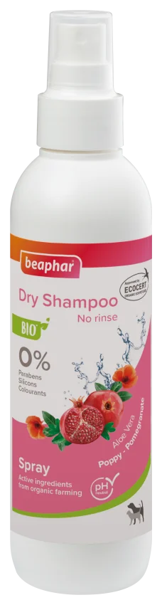 Beaphar BIO suchy szampon dla psa i kota, 200 ml