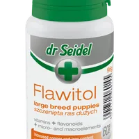 dr Seidel Flawitol Suplement diety dla szczeniąt ras dużych, 60 szt.