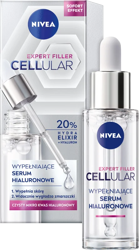 Nivea Cellular Expert Filler, hialuronowe serum wypełniające, 30 ml