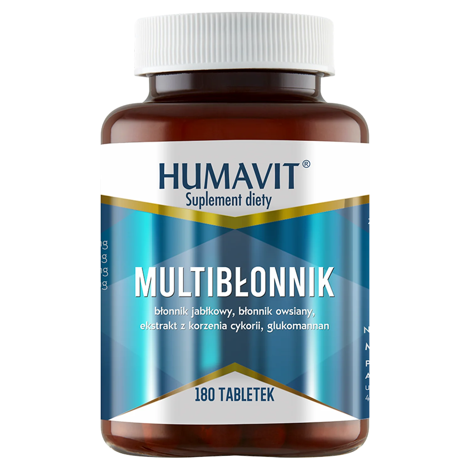 Humavit Multi-Błonnik, suplement diety, 180 tabletek