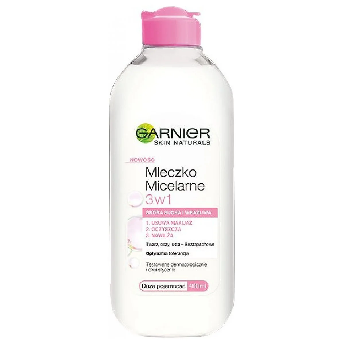 Garnier Skin Naturals mleczko micelarne do twarzy, 400 ml