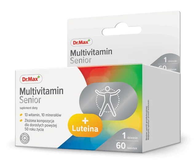 Multivitamin Senior Dr. Max, suplement diety, 60 tabletek