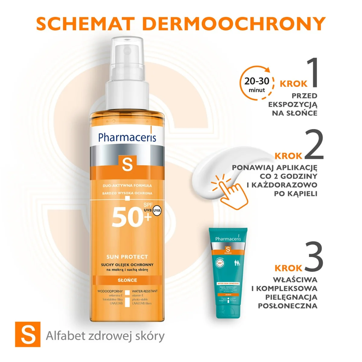 Pharmaceris S Sun Protect olejek ochronny Spf 50+, 200 ml