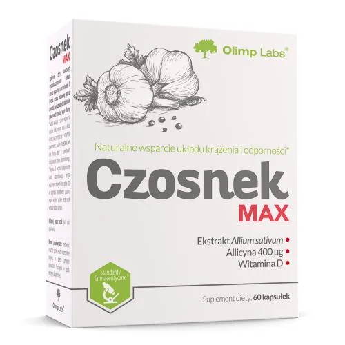 Olimp Labs Czosnek MAX, 60 kapsułek