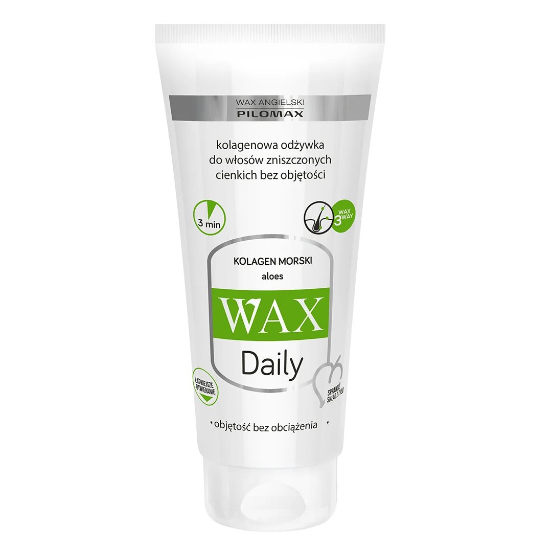 Pilomax WAX Odżywka włosy cienkie kolagen Daily, 200ml