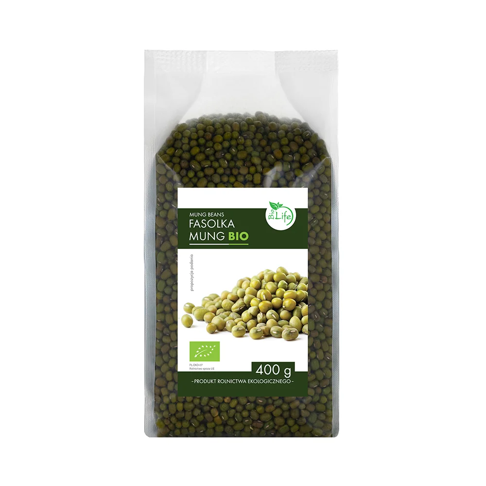 BioLife ekologiczna fasolka Mung, 400 g