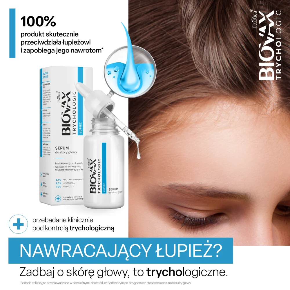 Biovax Trychologic Łupież serum do skóry głowy, 50 ml