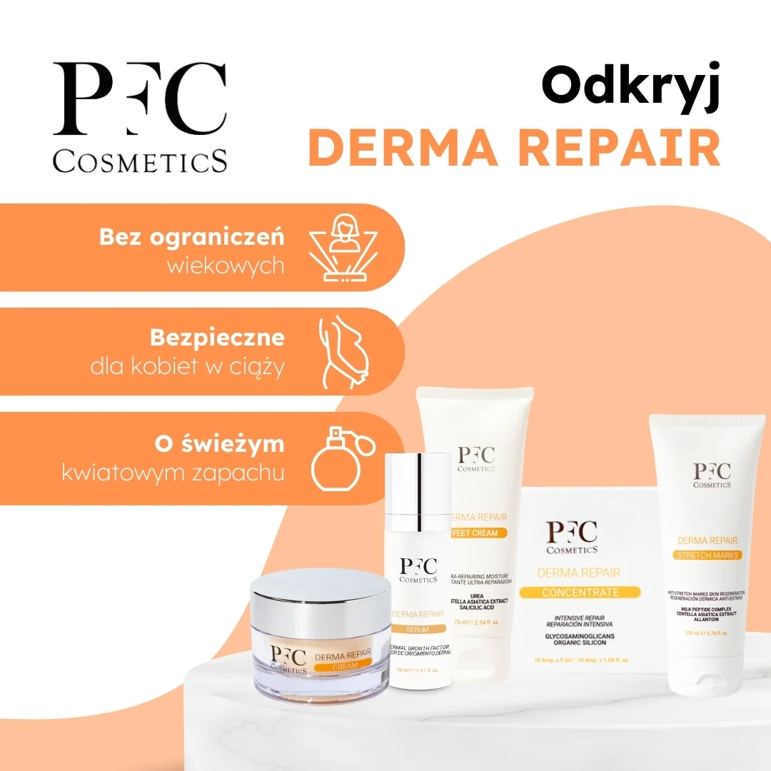 PFC Derma Repair Feet Cream krem do stóp intensywnie nawilżający, 75 ml