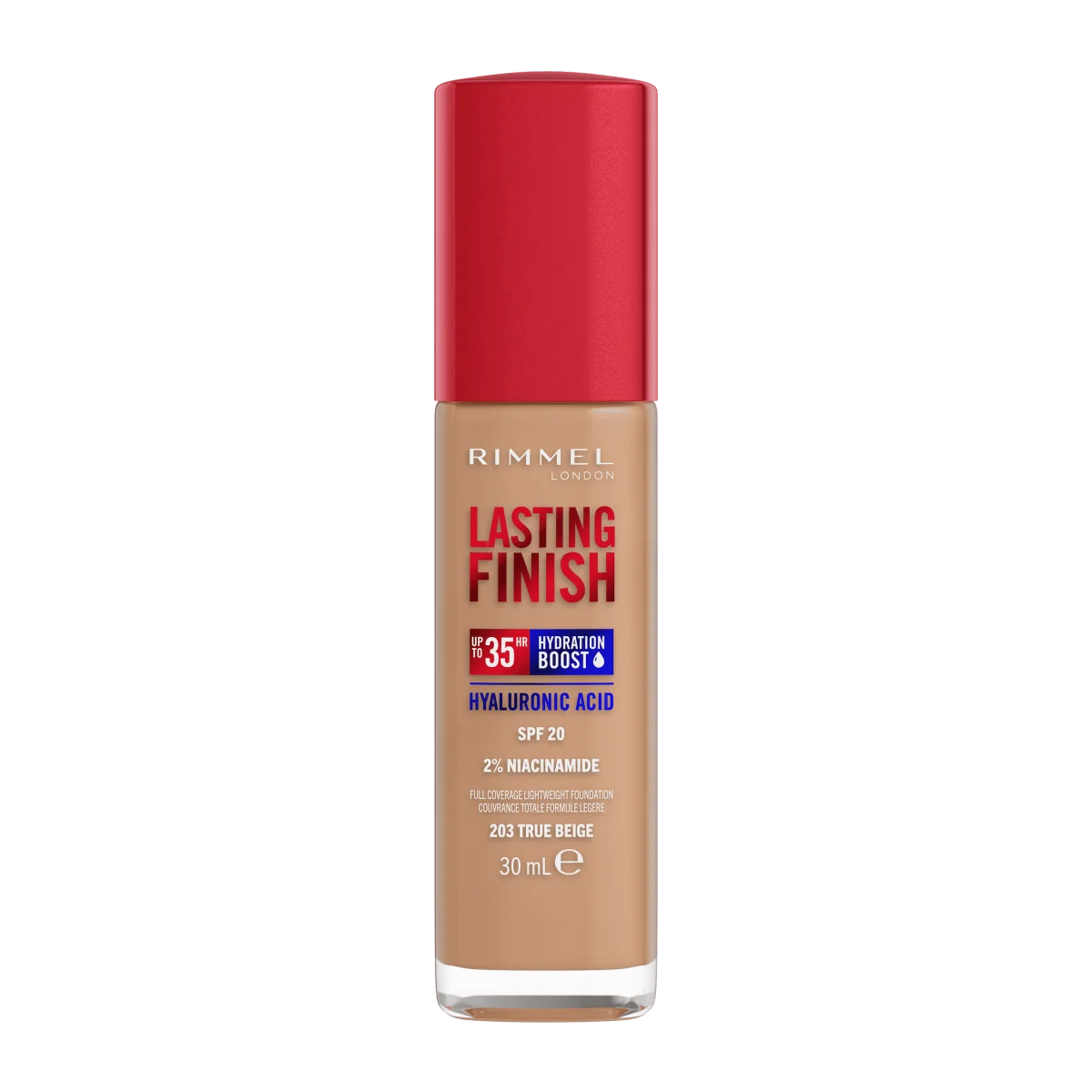 Rimmel Lasting Finish Foundation Podkład do twarzy nr 203 True Beige, 30 ml