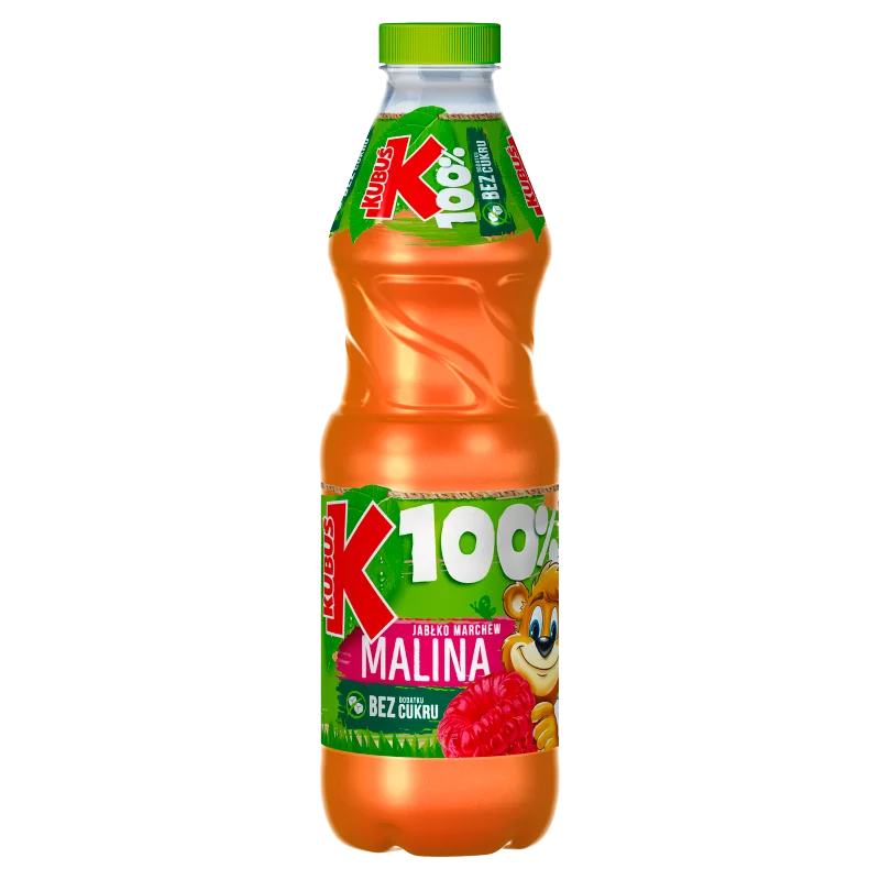 Kubuś 100% Sok jabłko, marchew, malina, 850 ml