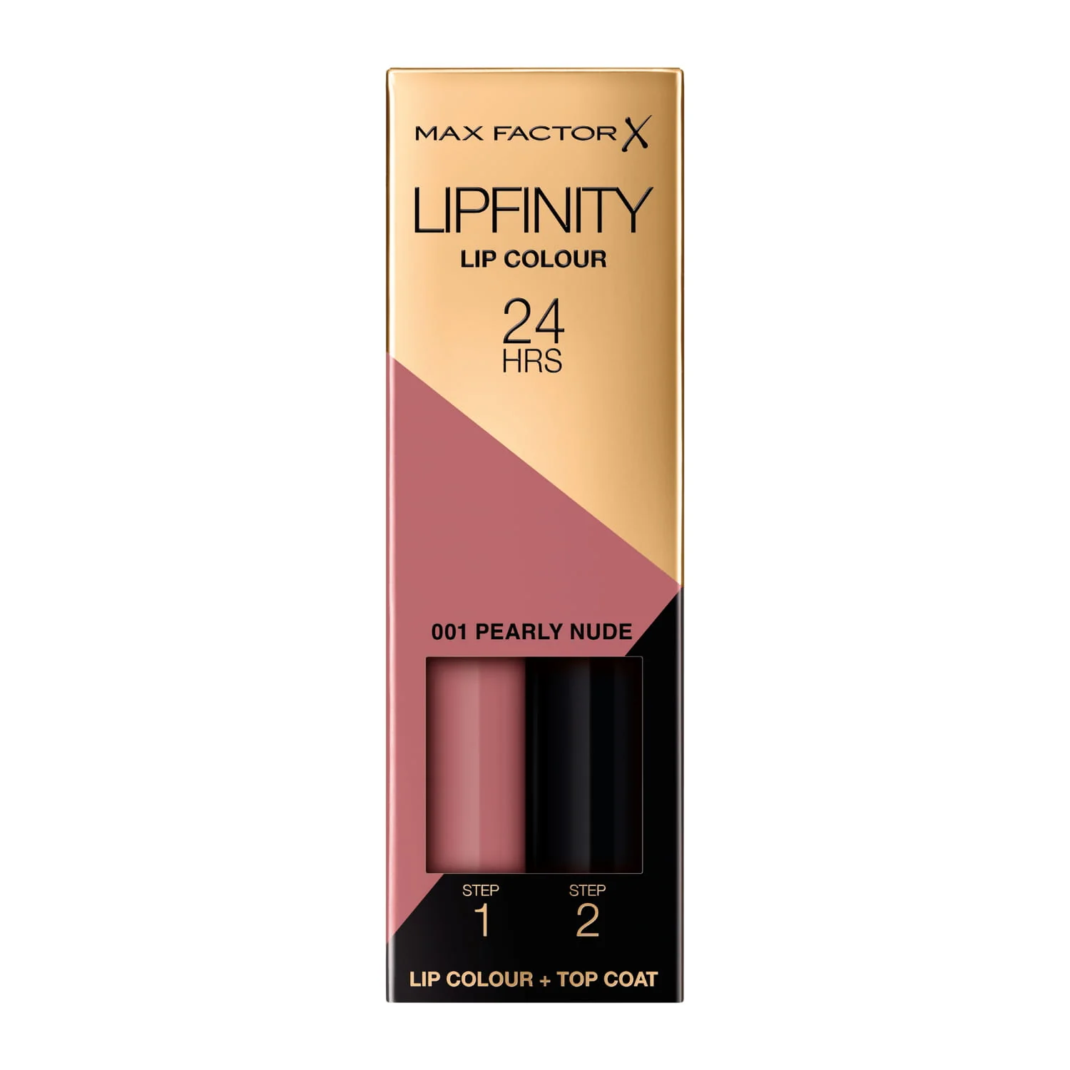 Max Factor Lipfinity Lip Colour dwufazowa pomadka do ust 2w1 nr 001 Pearly Nude, 2,3 ml