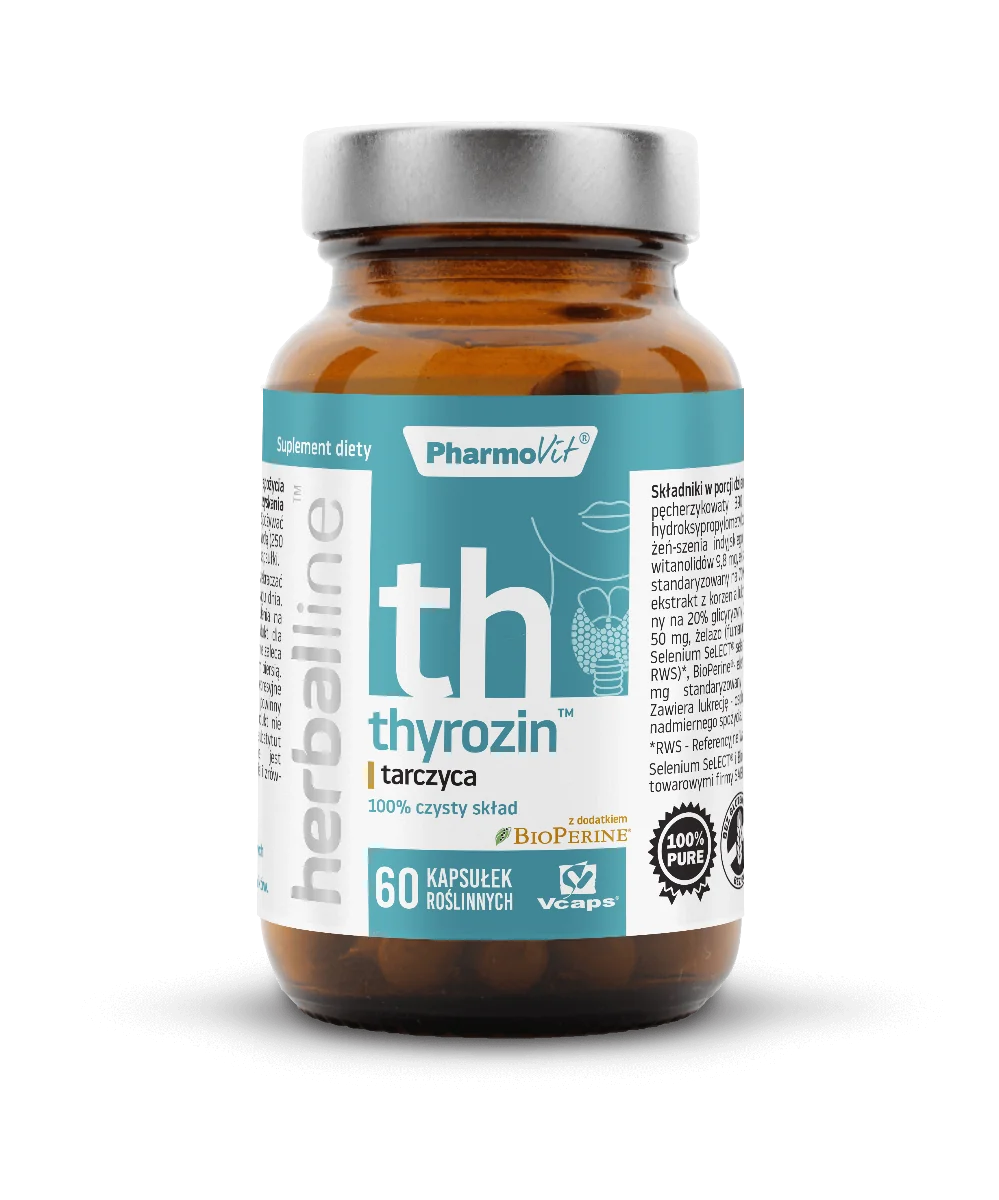 Pharmovit thyrozin™ tarczyca, suplement diety, 60 kapsułek