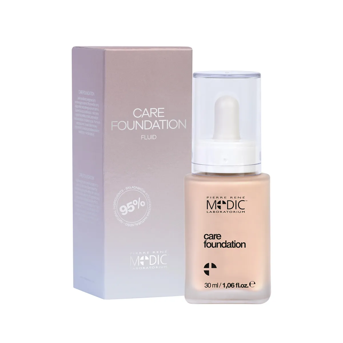 Pierre René Medic Care Foundation Podkład do twarzy nr 01, 30 ml 