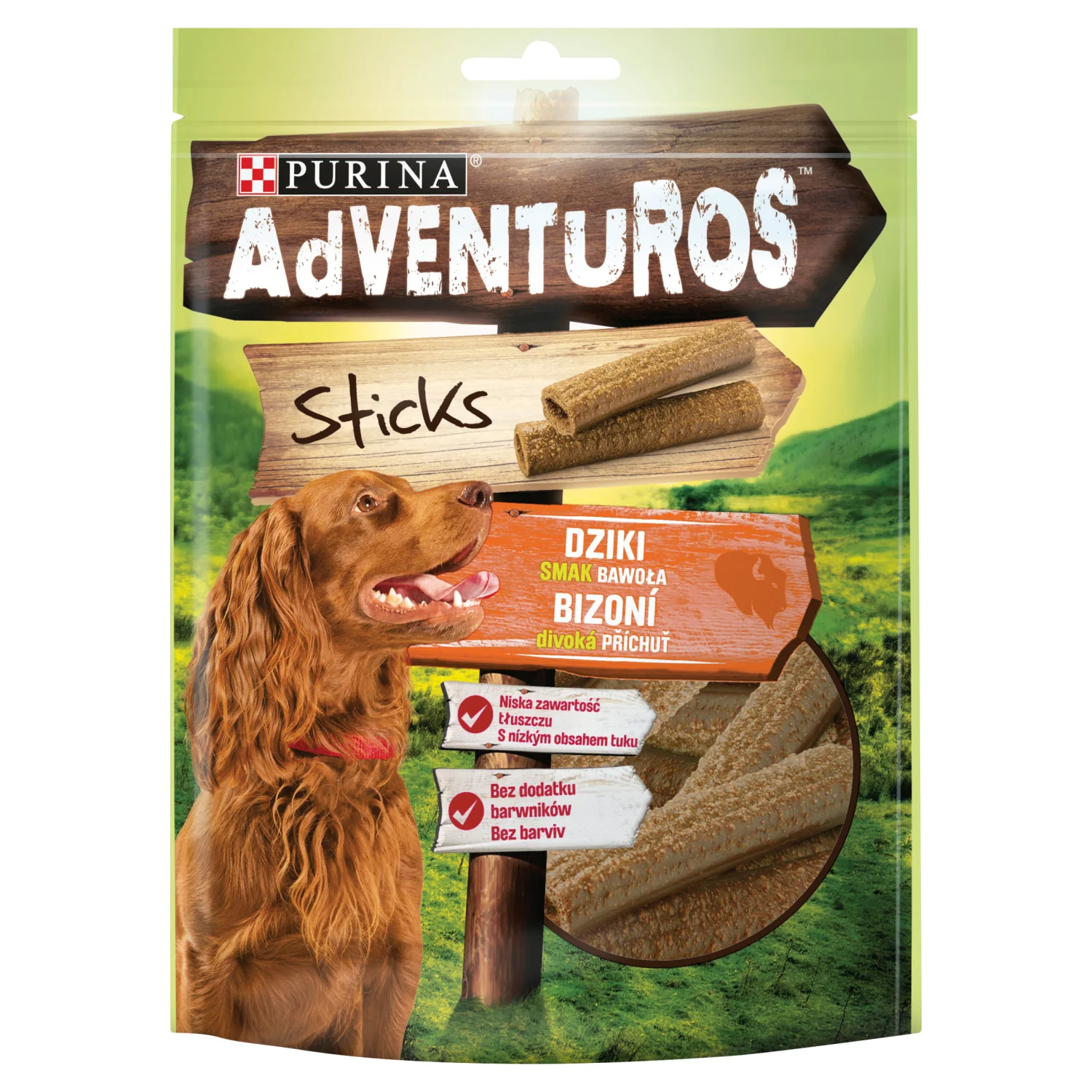 Purina AdVENTuROS przekąski dla psów o smaku bawoła, 120 g