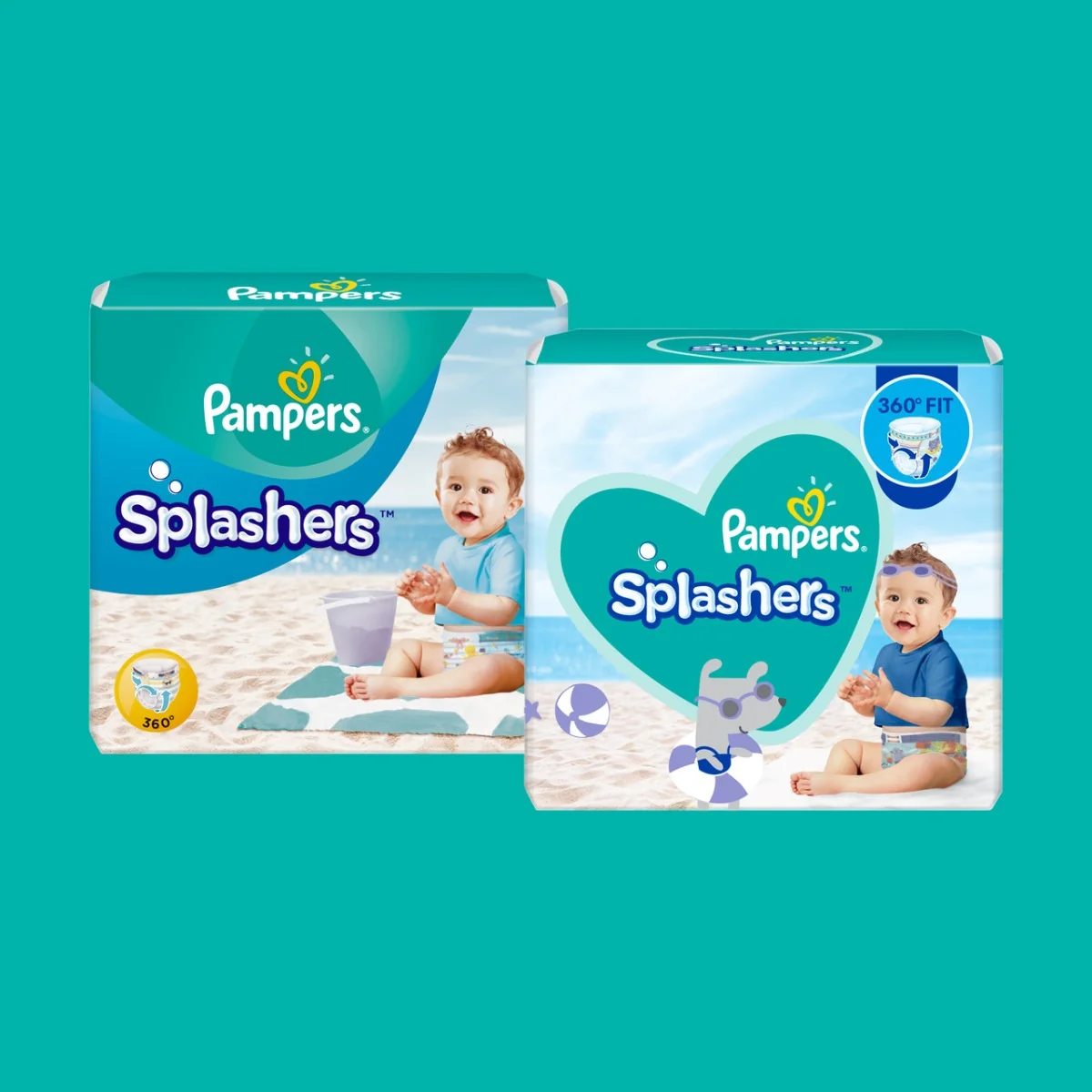 Pampers Splashers pieluchomajtki do pływania, rozmiar 3-4, 6-11 kg, 12 sztuk