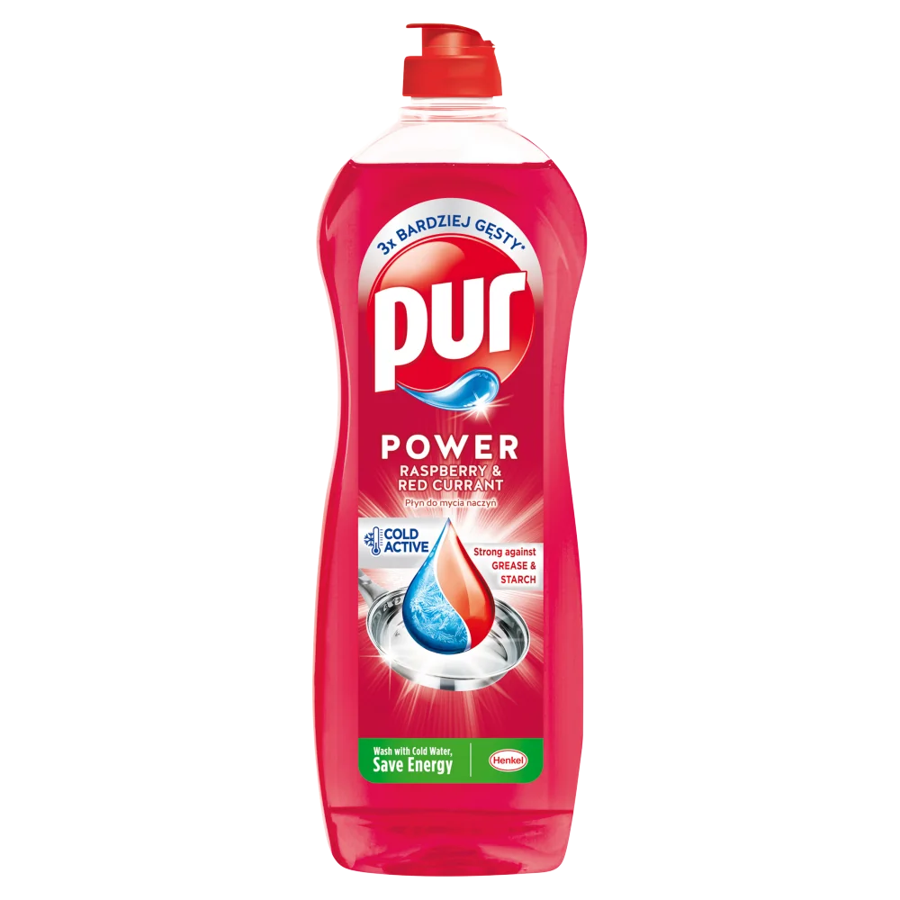 Pur Power płyn do mycia naczyń, Raspberry & Red Curant, 750 ml