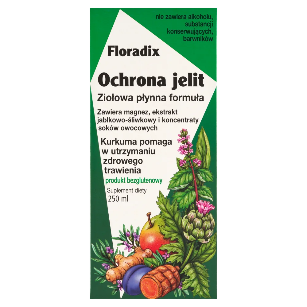 Floradix Ochrona Jelit suplement diety, 250 ml