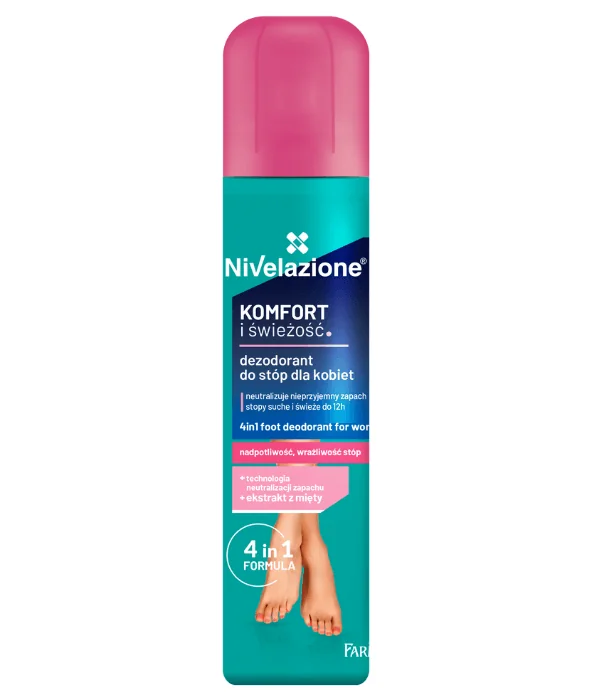 Nivelazione dezodorant do stóp 4w1, 180 ml