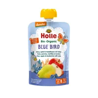 Holle BIO Organic Blue Bird mus gruszka, jabłko, jagody z owsem, 100 g