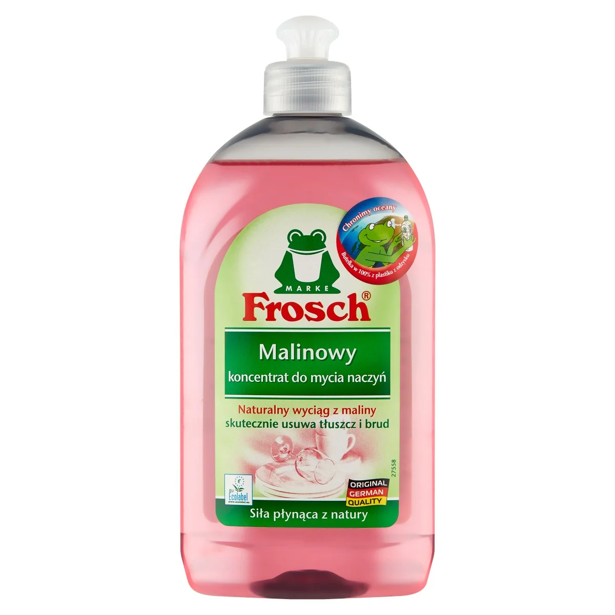 Frosch koncentrat do mycia naczyń malinowy, 500 ml