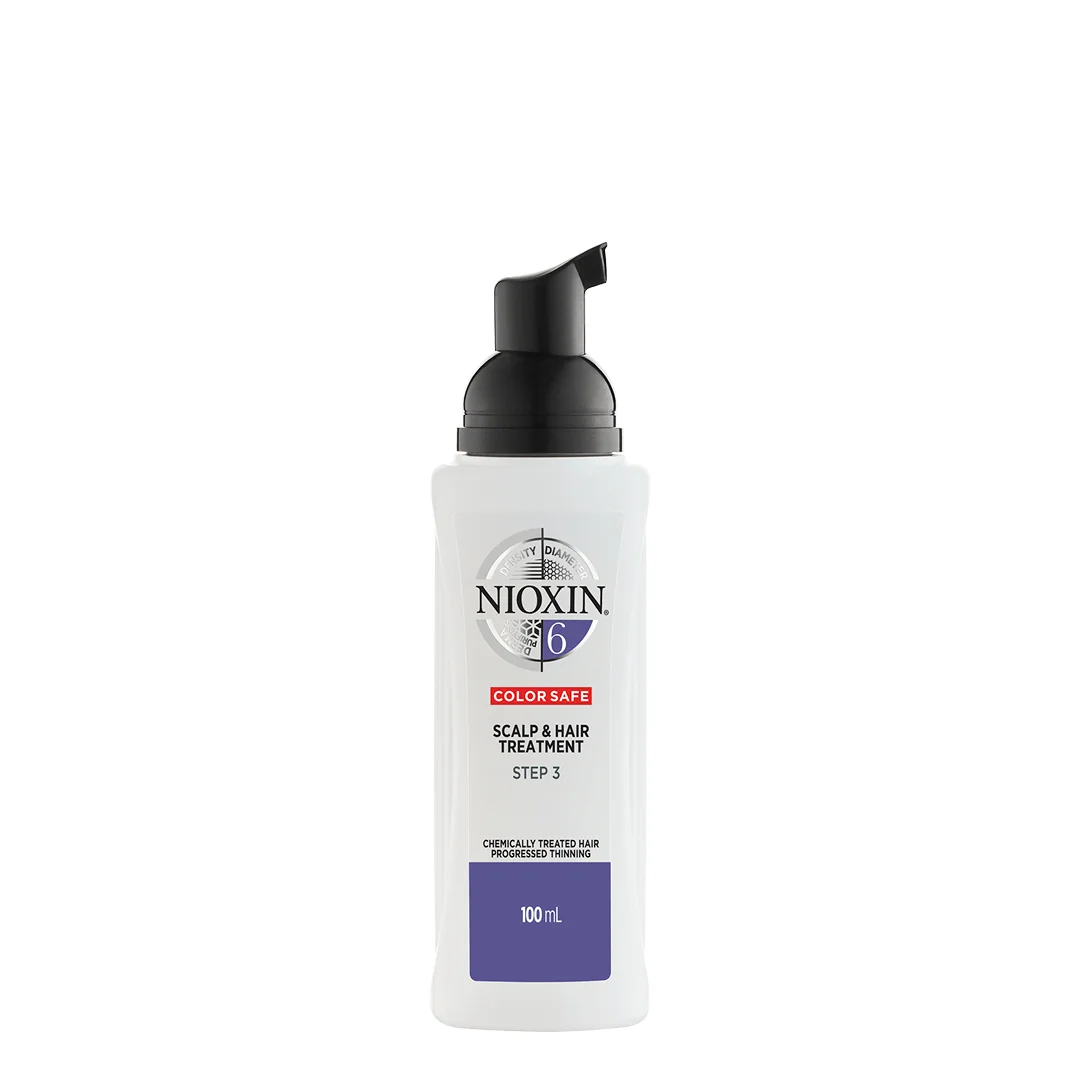 Nioxin System 6, kuracja zagęszczająca włosy po zabiegach chemicznych, 100 ml