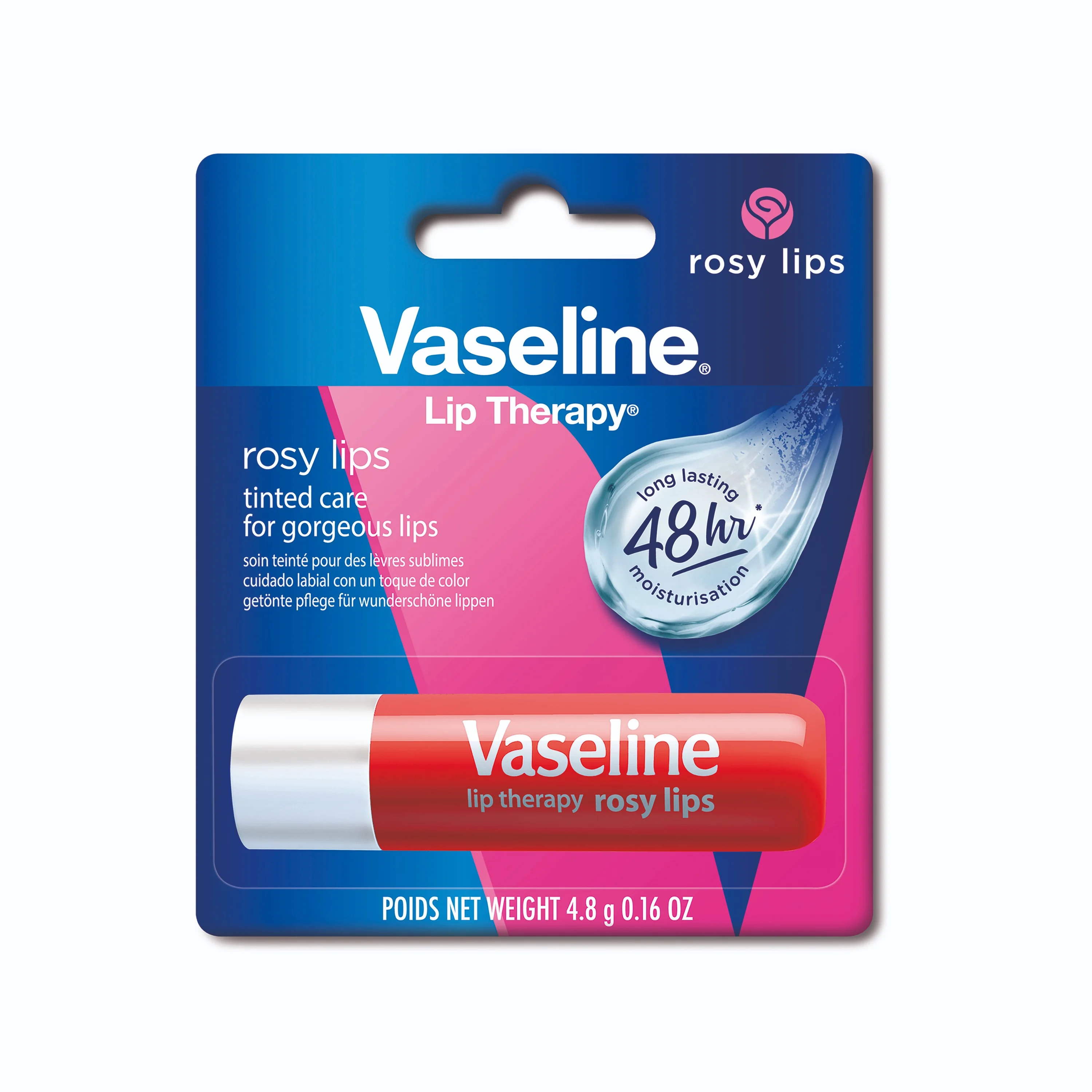 Vaseline Rosy pomadka do ust, 4,8 g