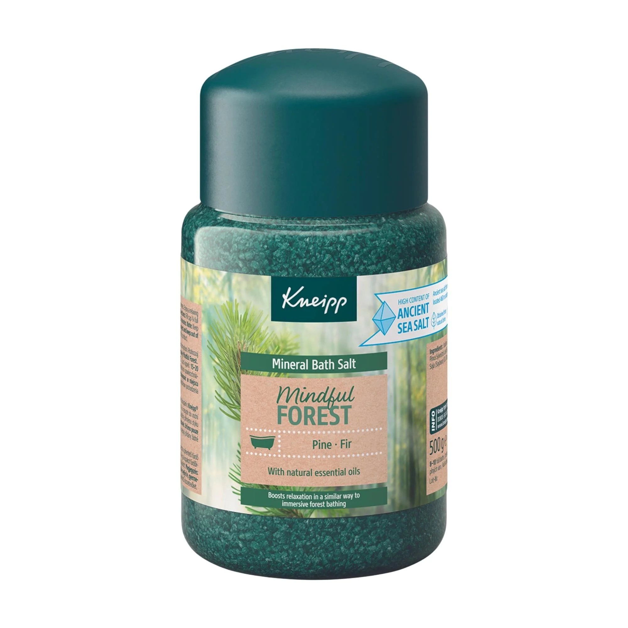 Kneipp Mindfull Forest termalna sól do kąpieli jodła i sosna, 500 g