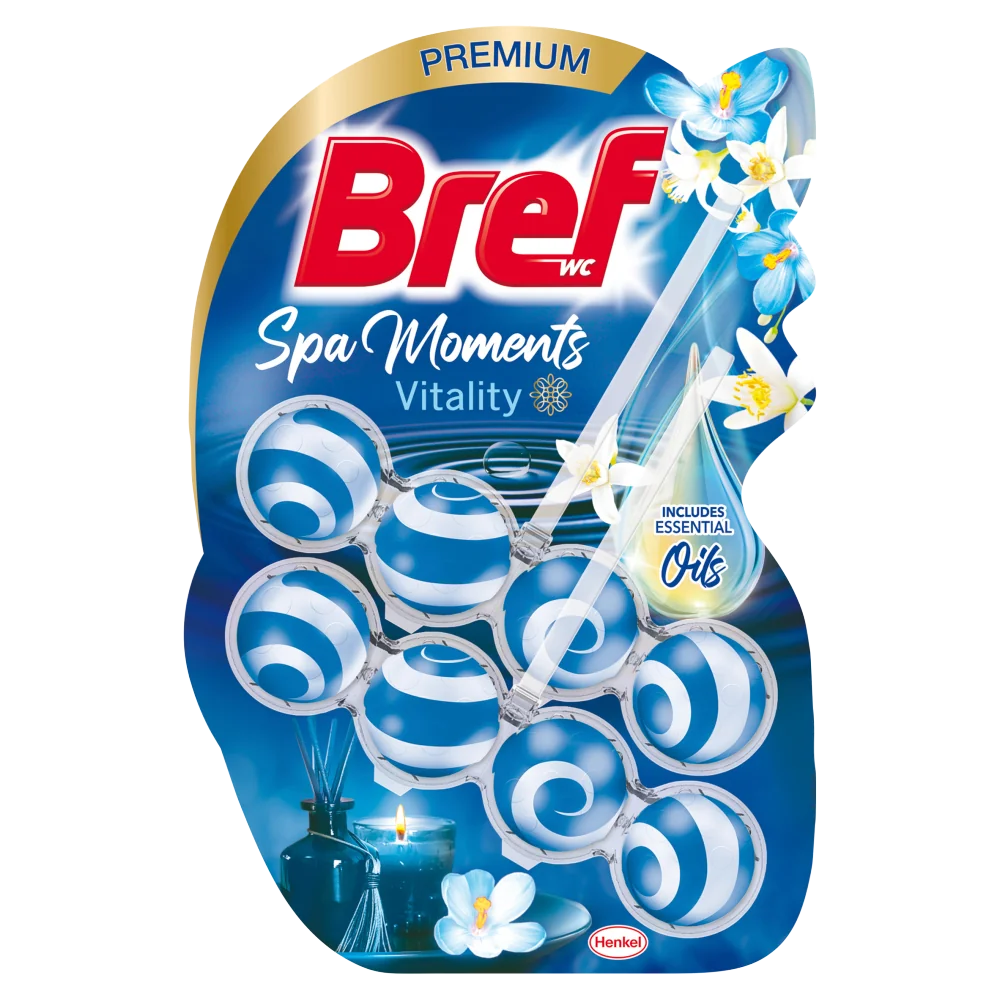 Bref WC Spa Moments Vitality Zawieszka do toalety, 2 x 50 g