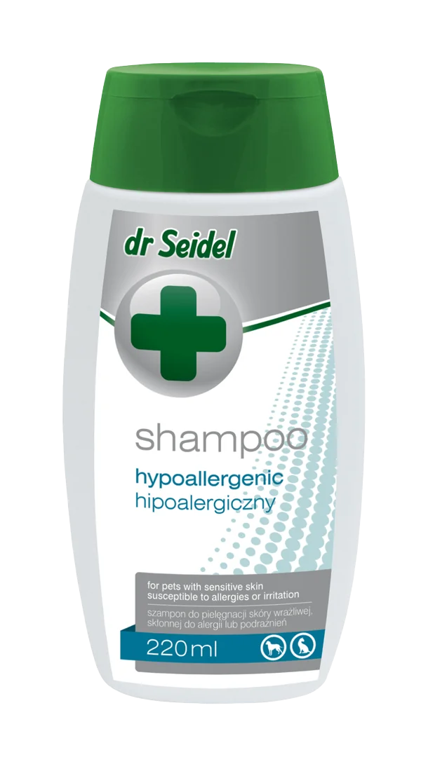 dr Seidel szampon hipoalergiczny dla psów i kotów, 220 ml