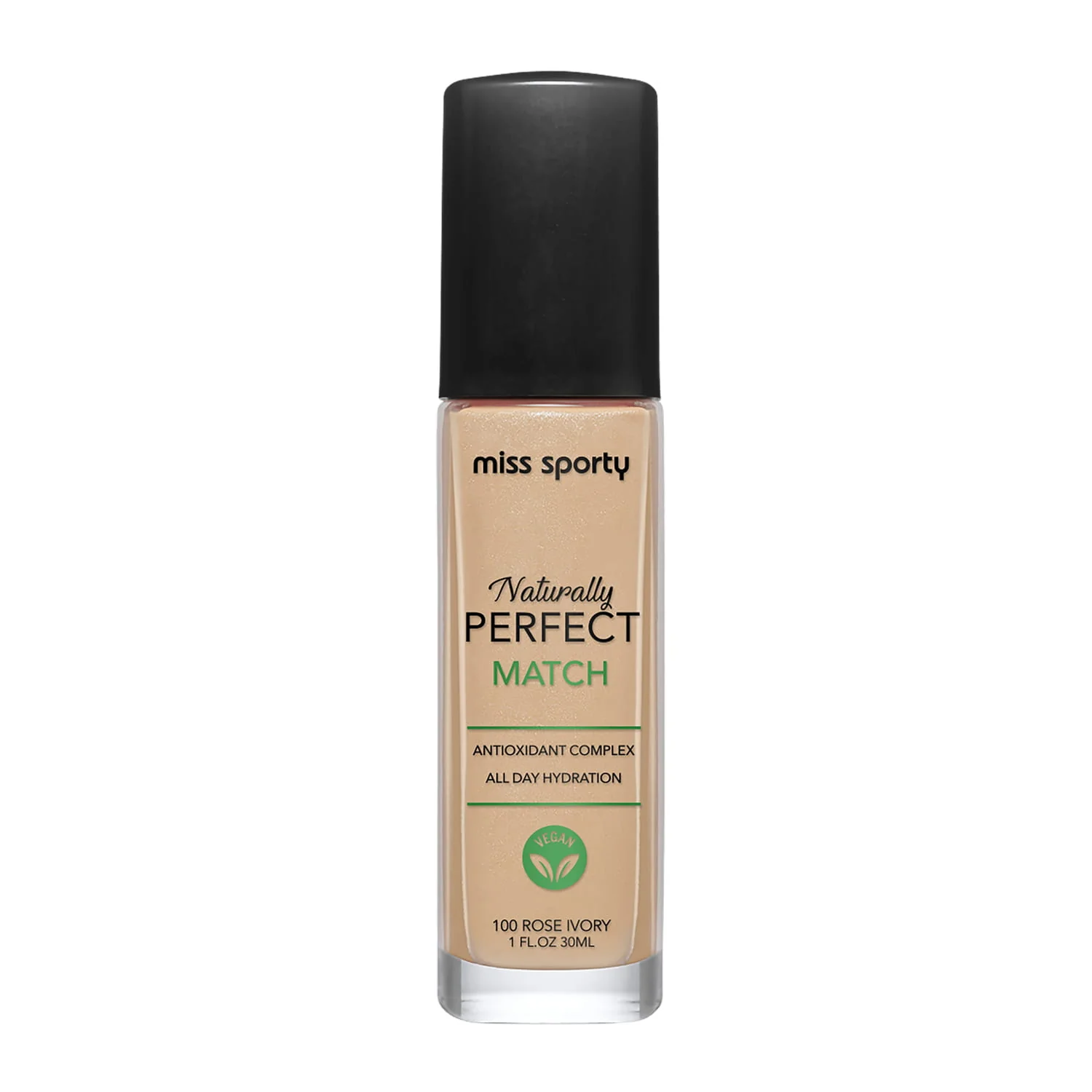 Miss Sporty Naturally Perfect Match podkład do twarzy nr 100 Rose Ivory, 30 ml