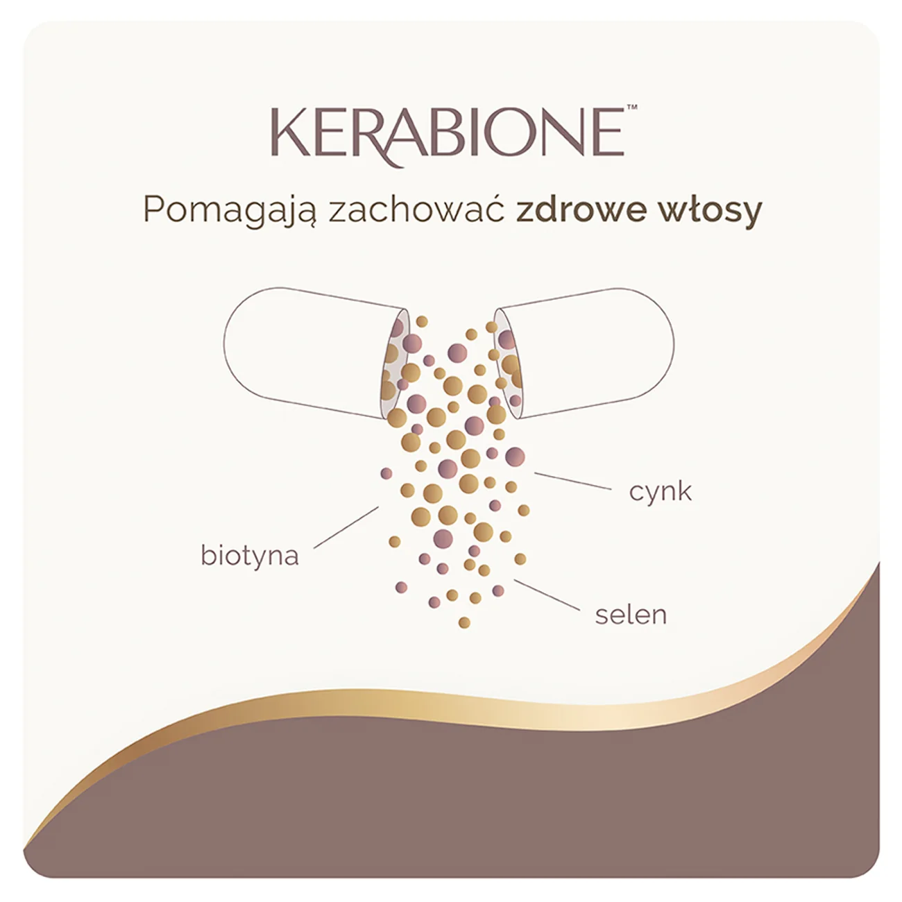 Kerabione tabletki dla włosów, skóry i paznokci, 60 sztuk